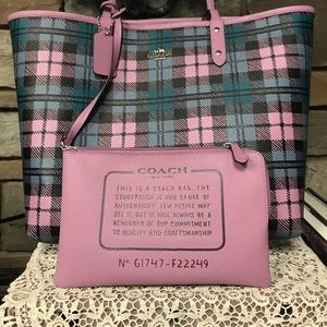 Coach tote bag reversible